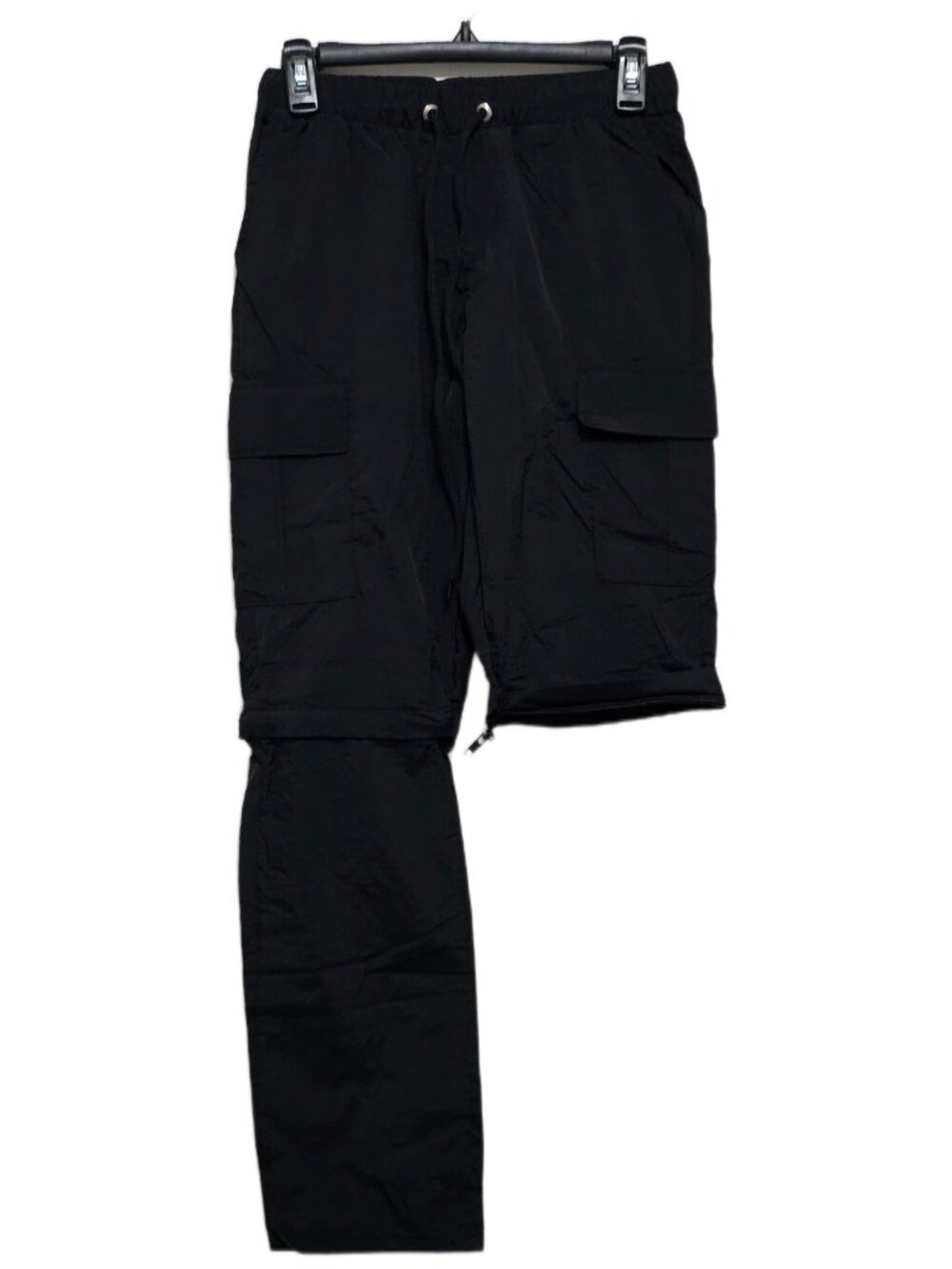 Love Black Convertible Cargo Pants to Shorts Size Medium NEW